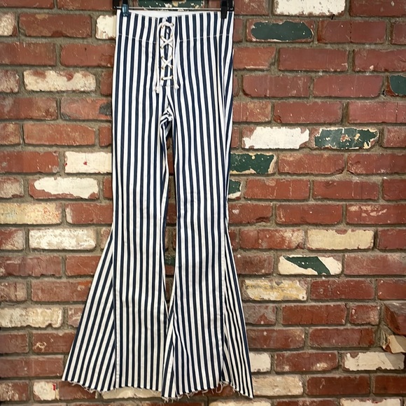 Show Me your MuMu Berkley Tie Up nautical tie wash New - Picture 2 of 8